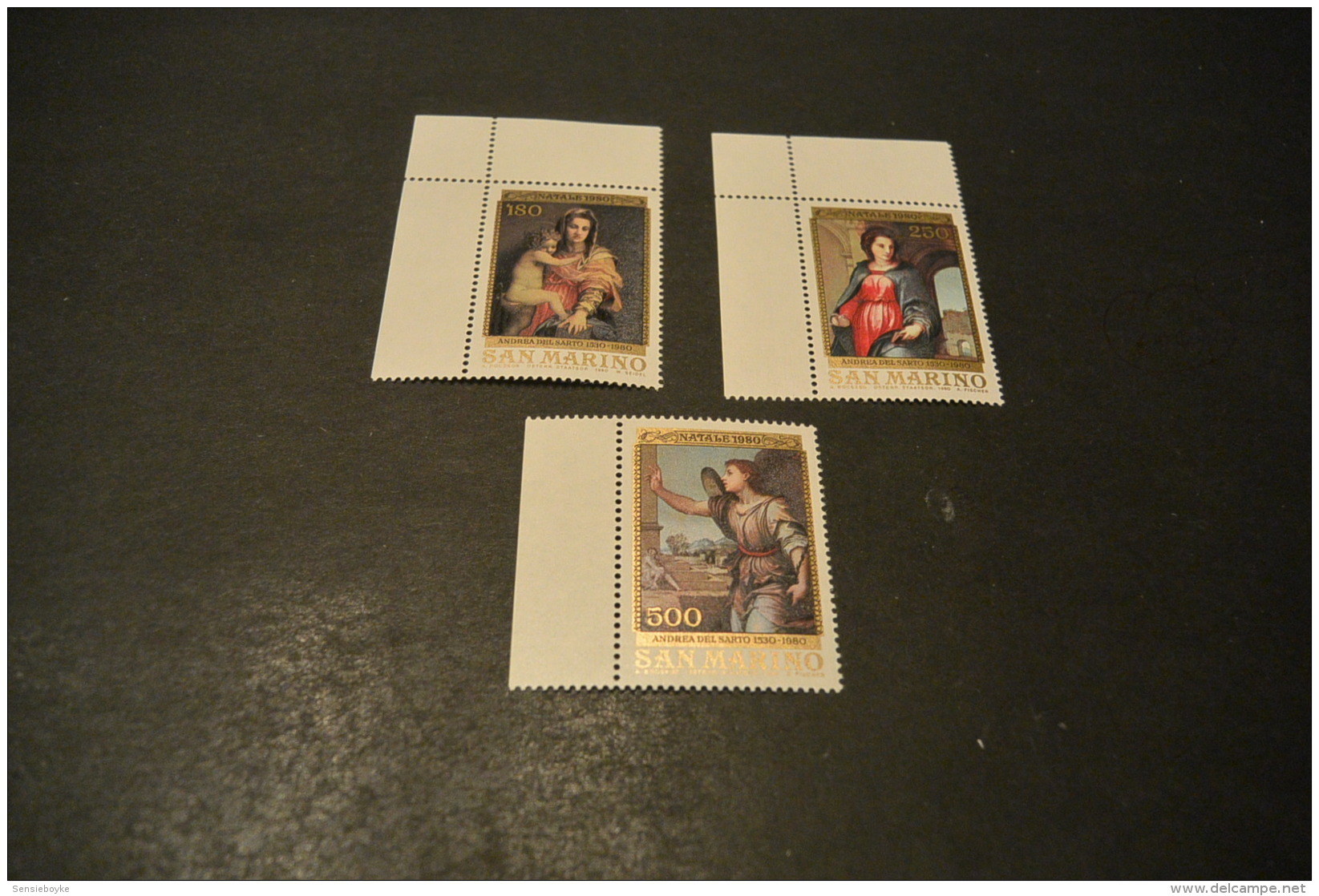 K16146 - Set MNH  San Marino - 1980 - - SC. 995 - 997  -  Christmas - Noël