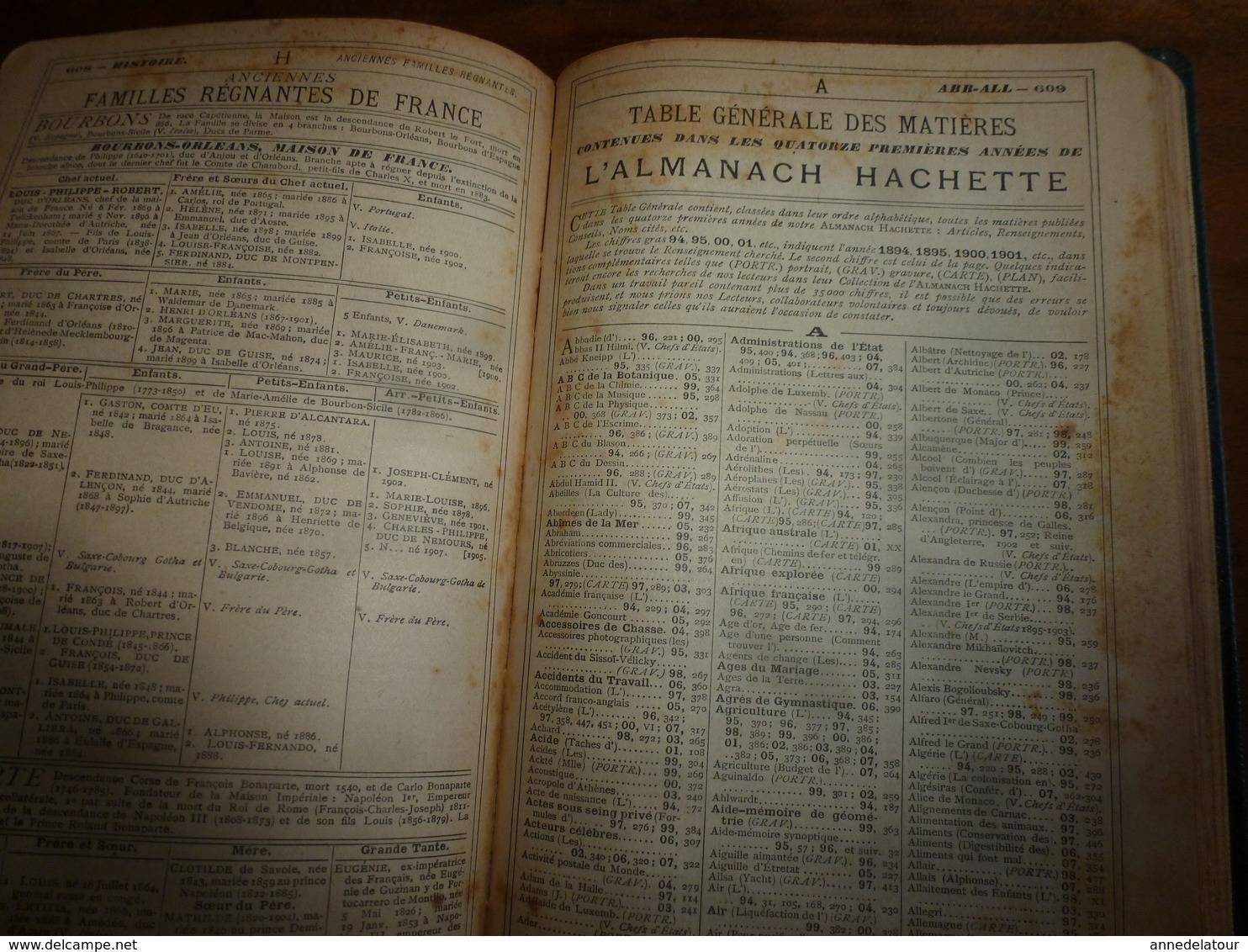 1908 Maroc;Champignons;Nuisibles à la vigne(édit. luxe) ALMANACH HACHETTE(Encyclopédie Populaire de la Vie Pratique) etc