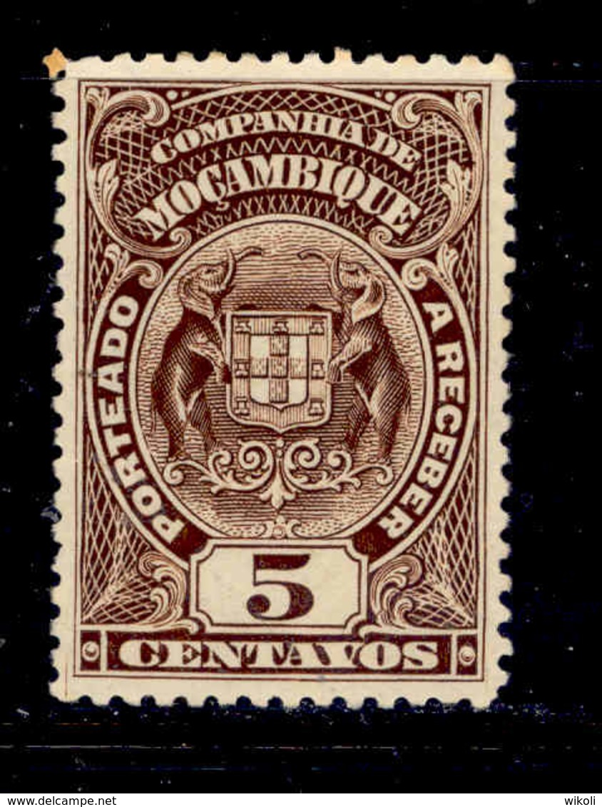 ! ! Mozambique Company - 1919 Postage Due Elephants 5 C - Af. P 35 - MH - Mozambique