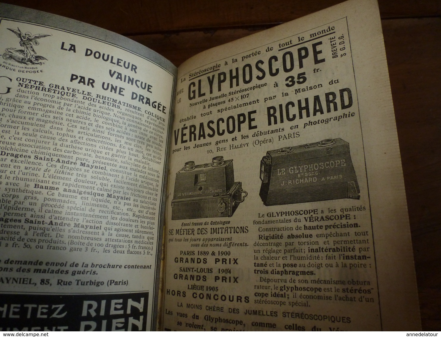 1907 Naufrage du HILDA à St-Malo;Benjamin Rabier;etc(éd. luxe) ALMANACH HACHETTE (Encycl. Populaire de la Vie Pratique);