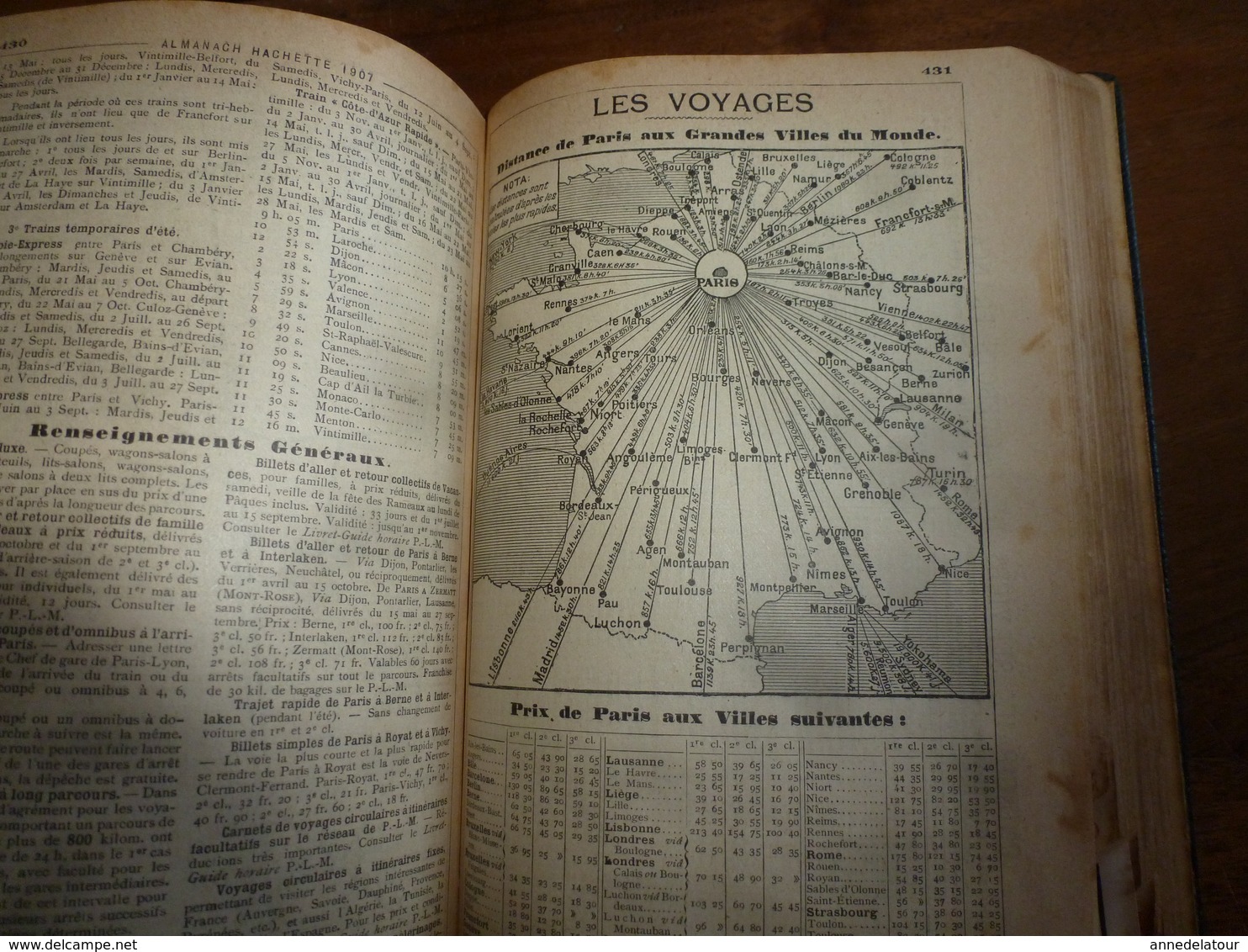 1907 Naufrage du HILDA à St-Malo;Benjamin Rabier;etc(éd. luxe) ALMANACH HACHETTE (Encycl. Populaire de la Vie Pratique);