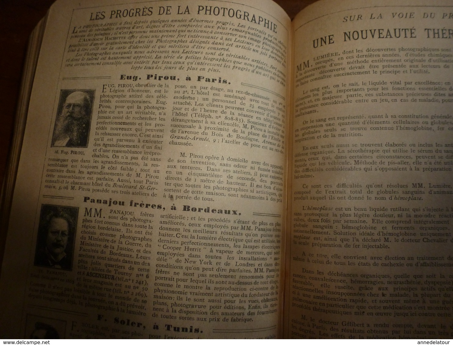 1907 Naufrage du HILDA à St-Malo;Benjamin Rabier;etc(éd. luxe) ALMANACH HACHETTE (Encycl. Populaire de la Vie Pratique);