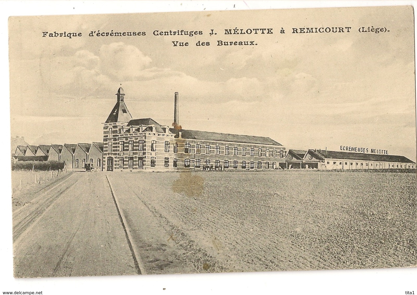 2- Fabrique D'écrémeuses Centrifuges J.Mélotte à Remicourt - Vue Des Bureaux - Remicourt