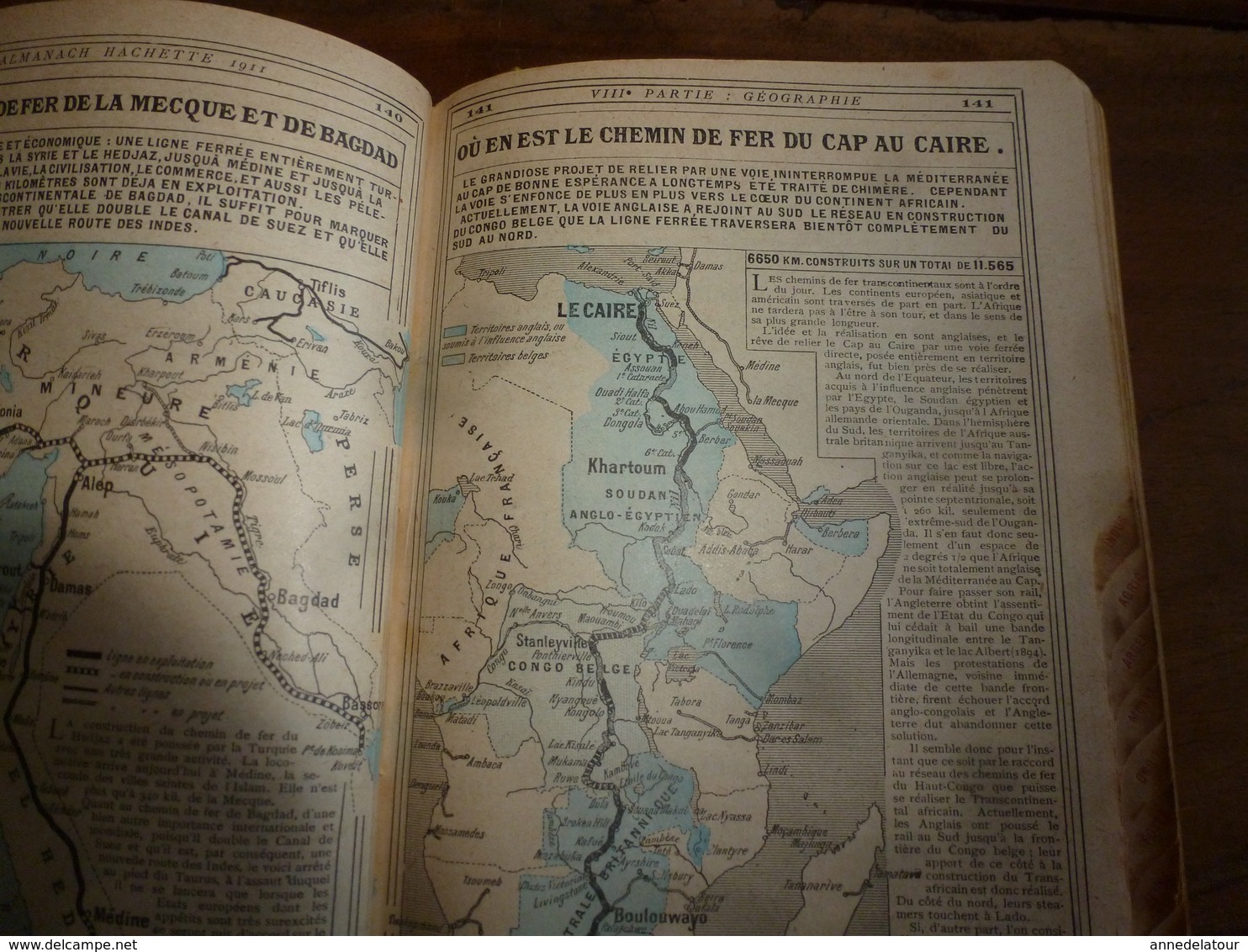 1911 Tremblement de terre à ROGNES;Avions;etc(éd. luxe) ALMANACH HACHETTE (Encyclopédie Populaire de la Vie Pratique);