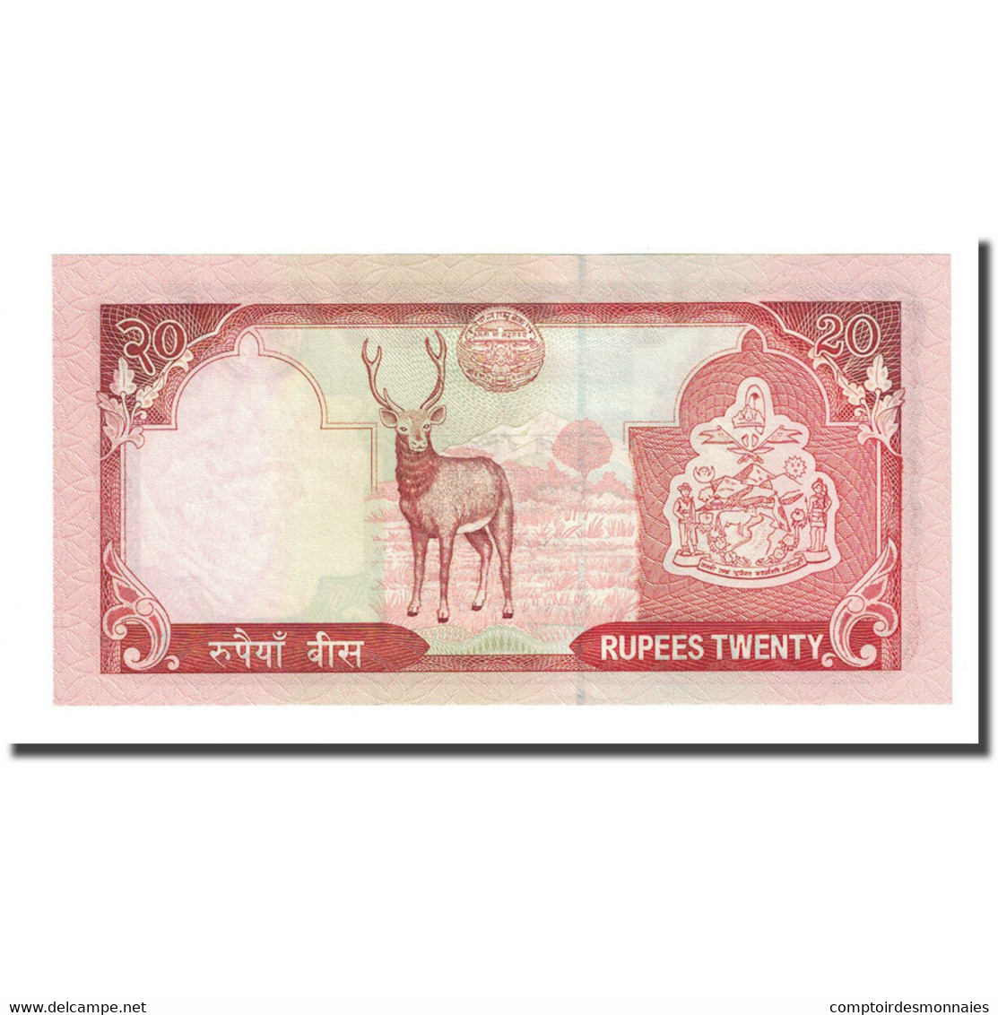 Billet, Népal, 20 Rupees, Undated (2002), KM:47, NEUF - Népal