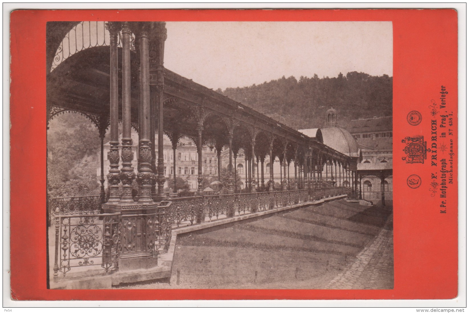 ° TCHEQUIE ° CARLSBAD ° KARLOVY VARY ° PARKRESTAURATION - COLONADE ° - Lieux