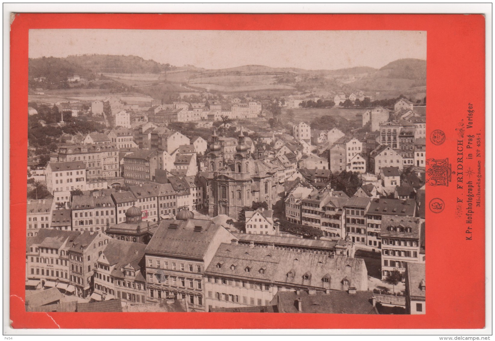 ° TCHEQUIE ° CARLSBAD ° KARLOVY VARY ° BLICK VOM HIRSCHENSPRUNG AUS. ° - Lieux