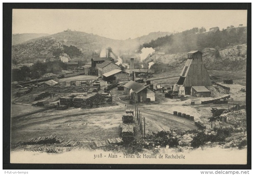 30 ALAIS - Mines De Houille De Rochebelle - Autres & Non Classés