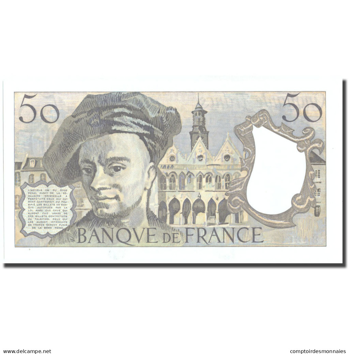France, 50 Francs, 50 F 1976-1992 ''Quentin De La Tour'', 1983, 1983, NEUF - 50 F 1976-1992 ''Quentin De La Tour''