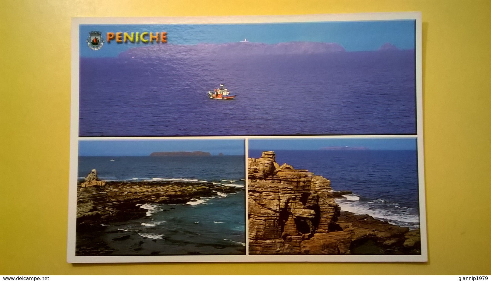 CARTOLINA POSTCARD NUOVA PORTUGAL PENICHEILHA DE BERLENGA E COSTA MARITIMA - Altri & Non Classificati