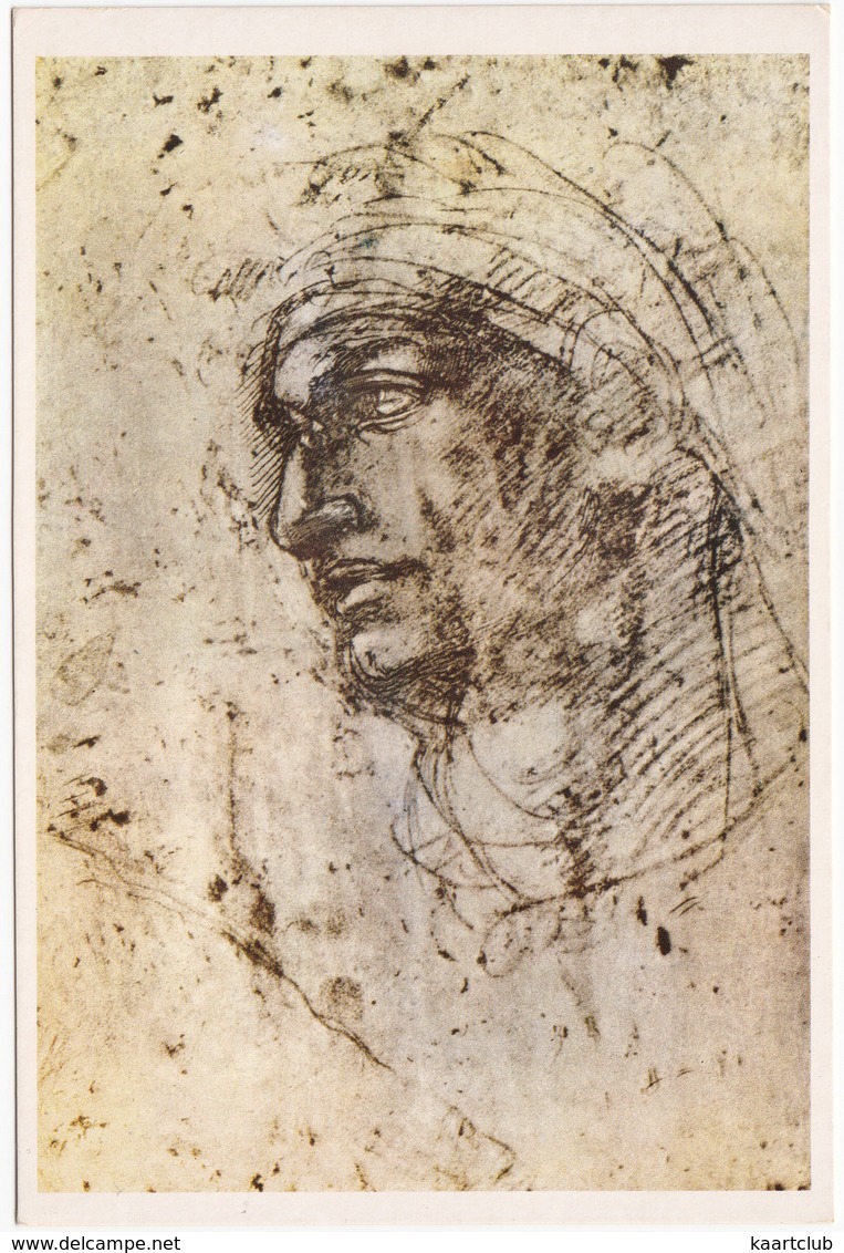 Michelangelo: Testa Di Adamo  (Londra, British Museum) - Andere & Zonder Classificatie