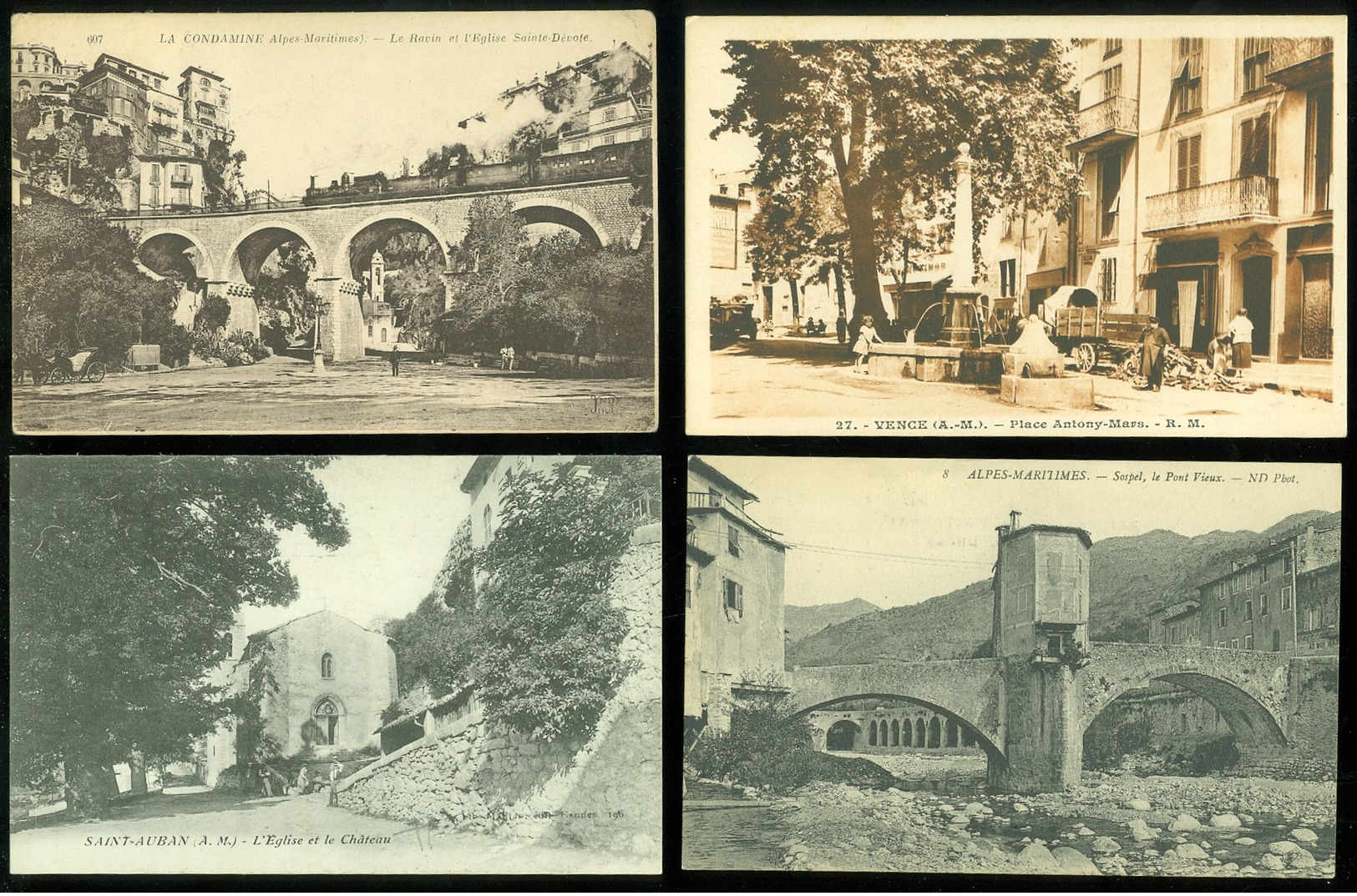 Beau Lot De 60 Cartes Postales De France  Alpes - Maritimes  Mooi Lot Van 60 Postkaarten Van Frankrijk ( 06 ) - 60 Scans - 5 - 99 Cartes