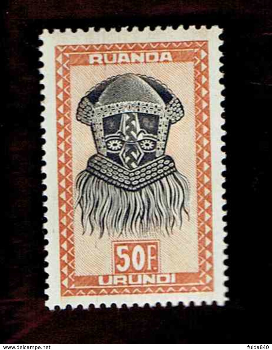 Ruanda-Urundi. OBP-COB. 1948 - N°171. *ARTISANAT ET MASQUES.  50F  Neuf - Neufs