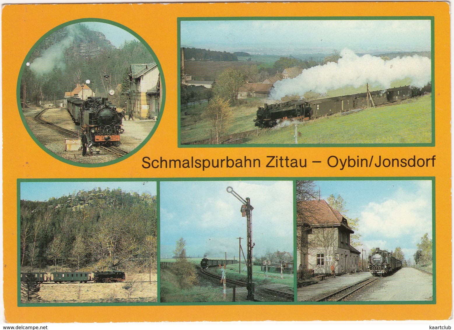 Schmalspurbahn (750 Mm)  Zittau - Oybin/Jonsdorf  - (D.D.R./ G.D.R.) - Treinen