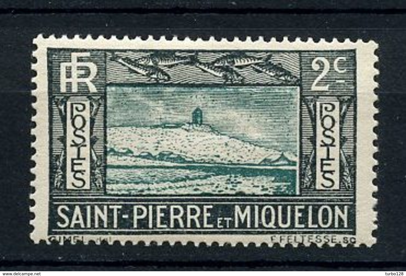 SPM Miquelon 1932  N° 137 ** Neuf MNH Superbe Falaise Et Phare Light House - Neufs