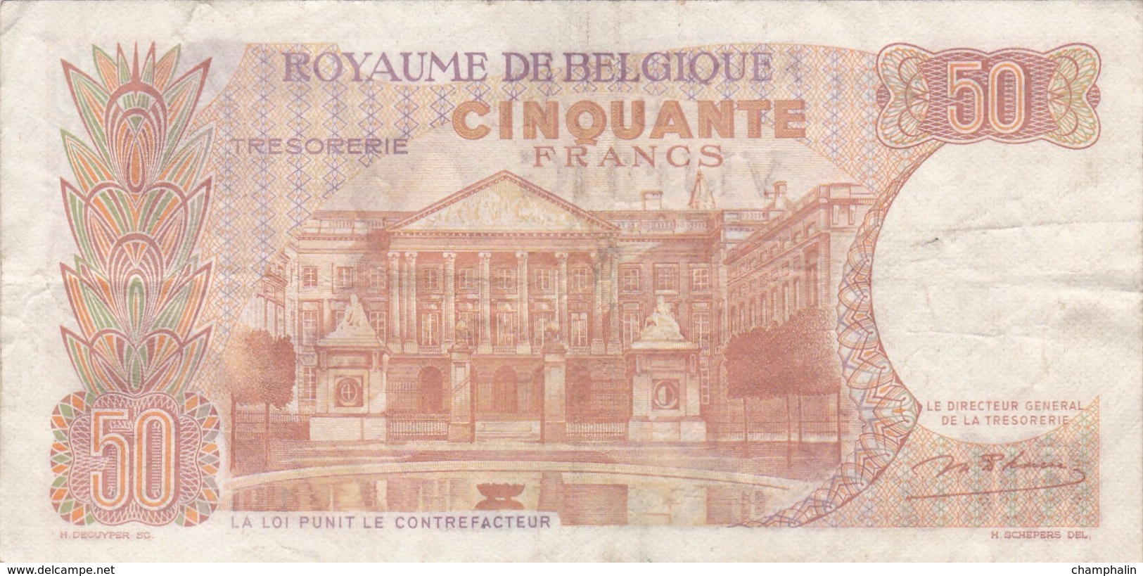 Belgique - Billet De 50 Francs - Beaudoin Ier & Fabiola - 16 Mai 1966 - Autres & Non Classés