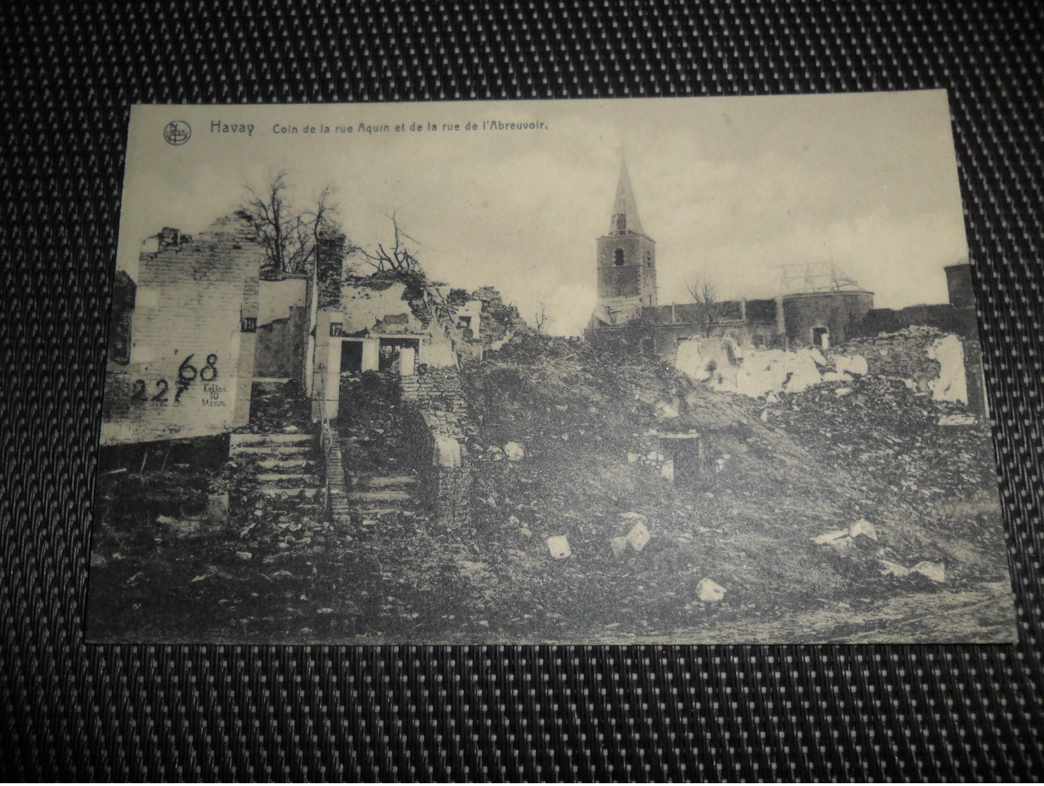Havay ( Quévy )  Ruines  Ruinen  Guerre 1914 - 1918  Oorlog - Quévy