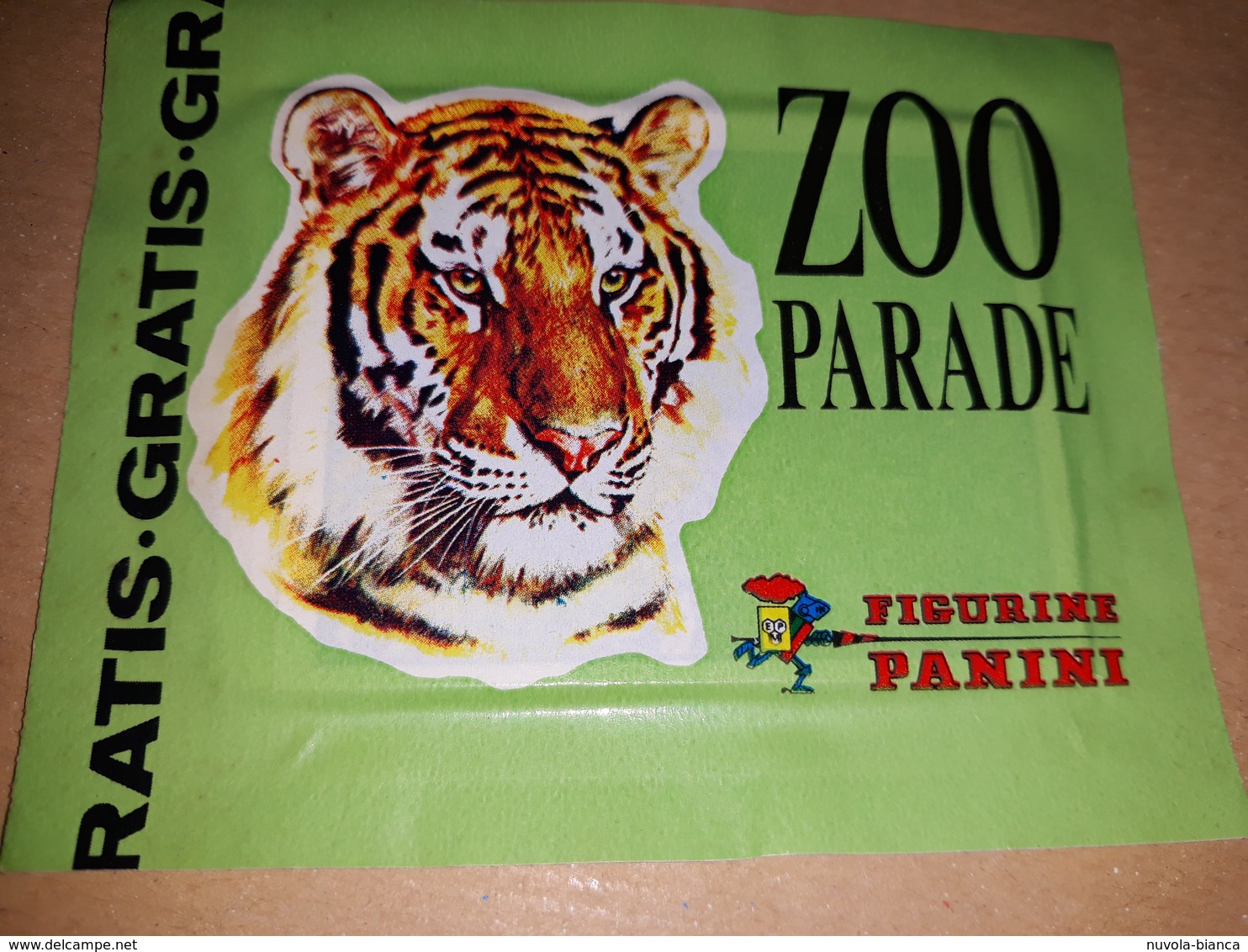 Zoo Parade Bustina Con Figurine Panini.tigre Edizione Gratis - Edizione Italiana