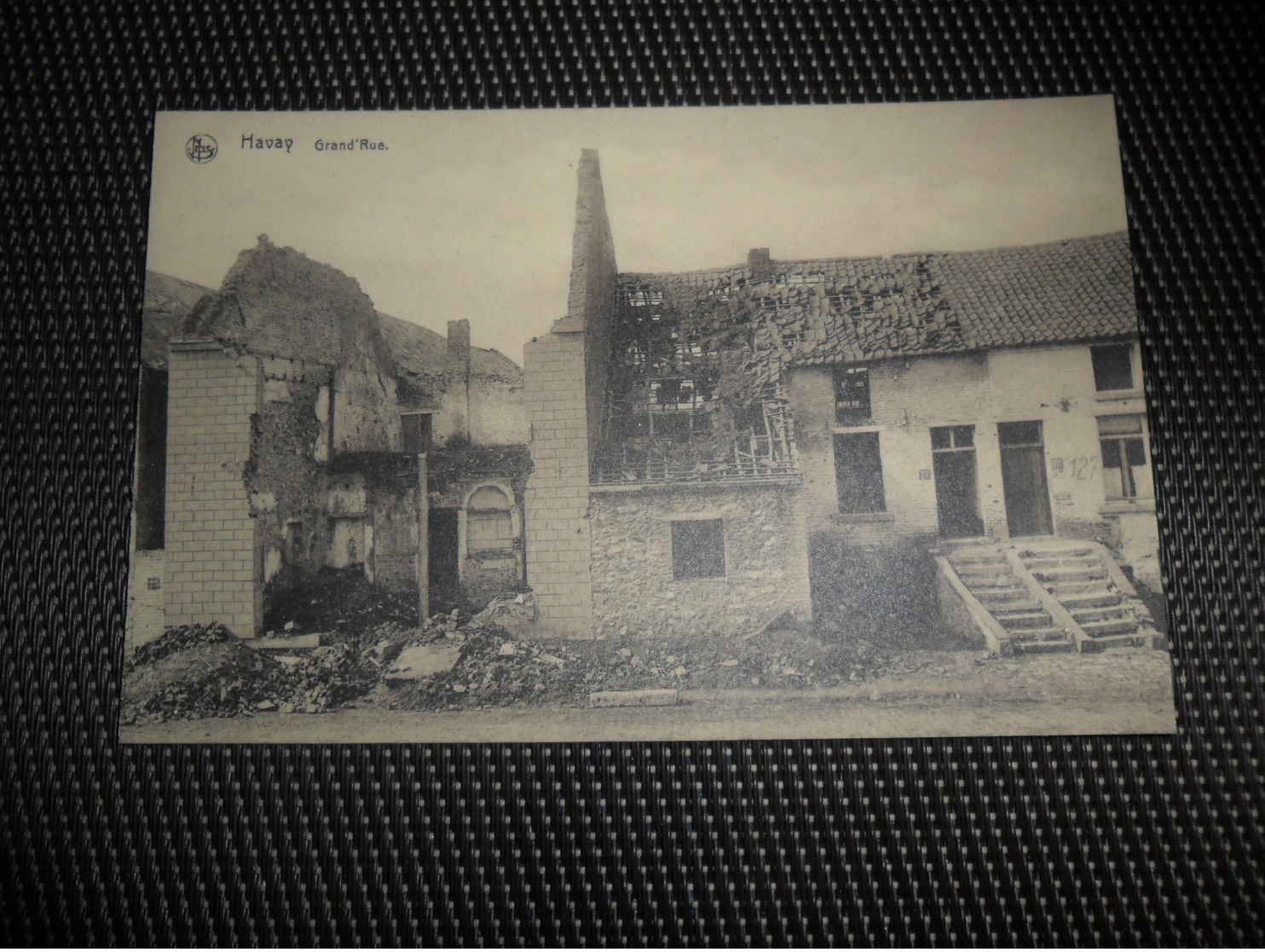 Havay ( Quévy )  Ruines  Ruinen  Guerre 1914 - 1918  Oorlog - Quévy