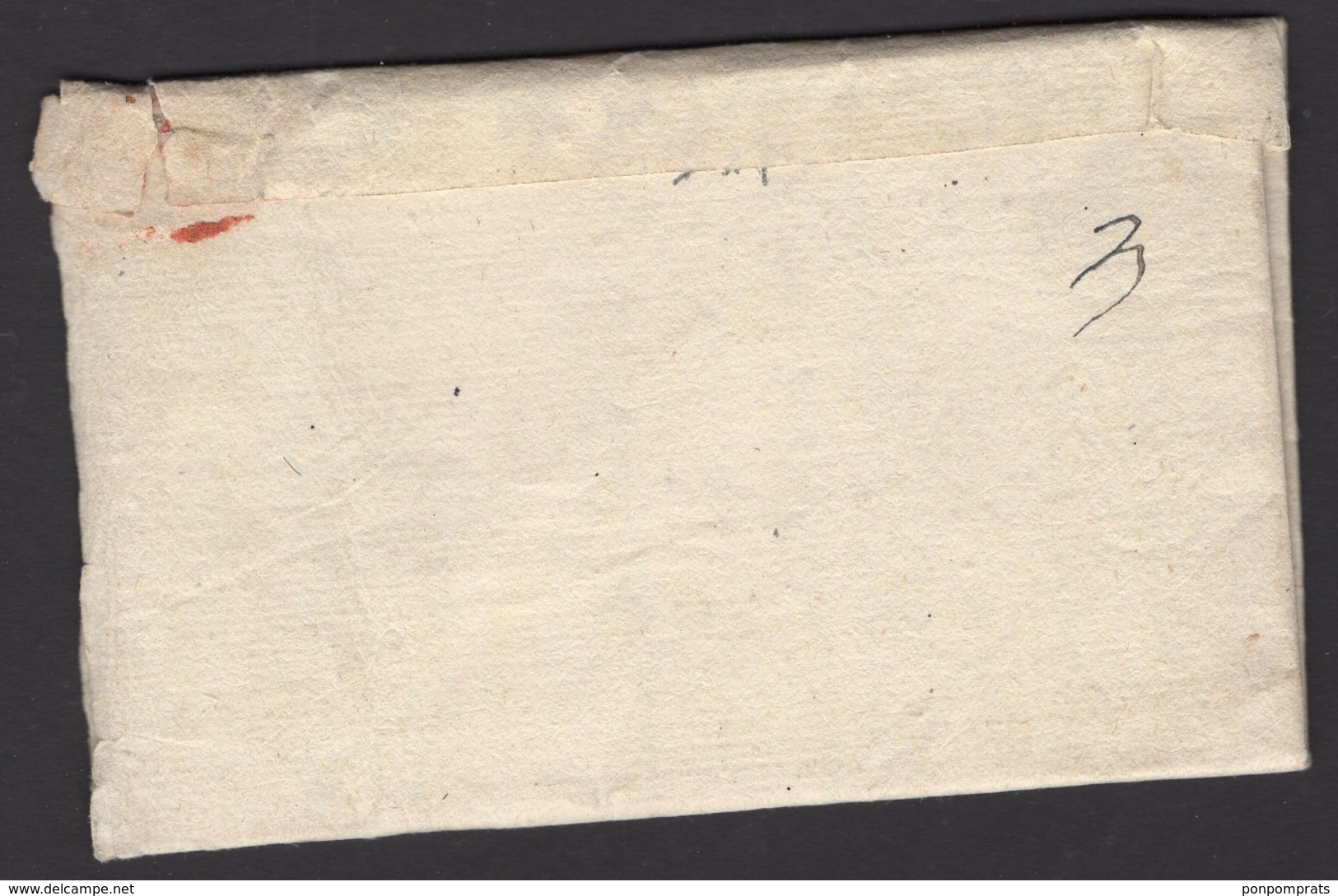 VAR : Pli De DRAGUIGNAN De 1720 En Port Payé Avec Marque Manuscrite Port Payé De Draguignan &gt; Sorgue - 1701-1800: Précurseurs XVIII