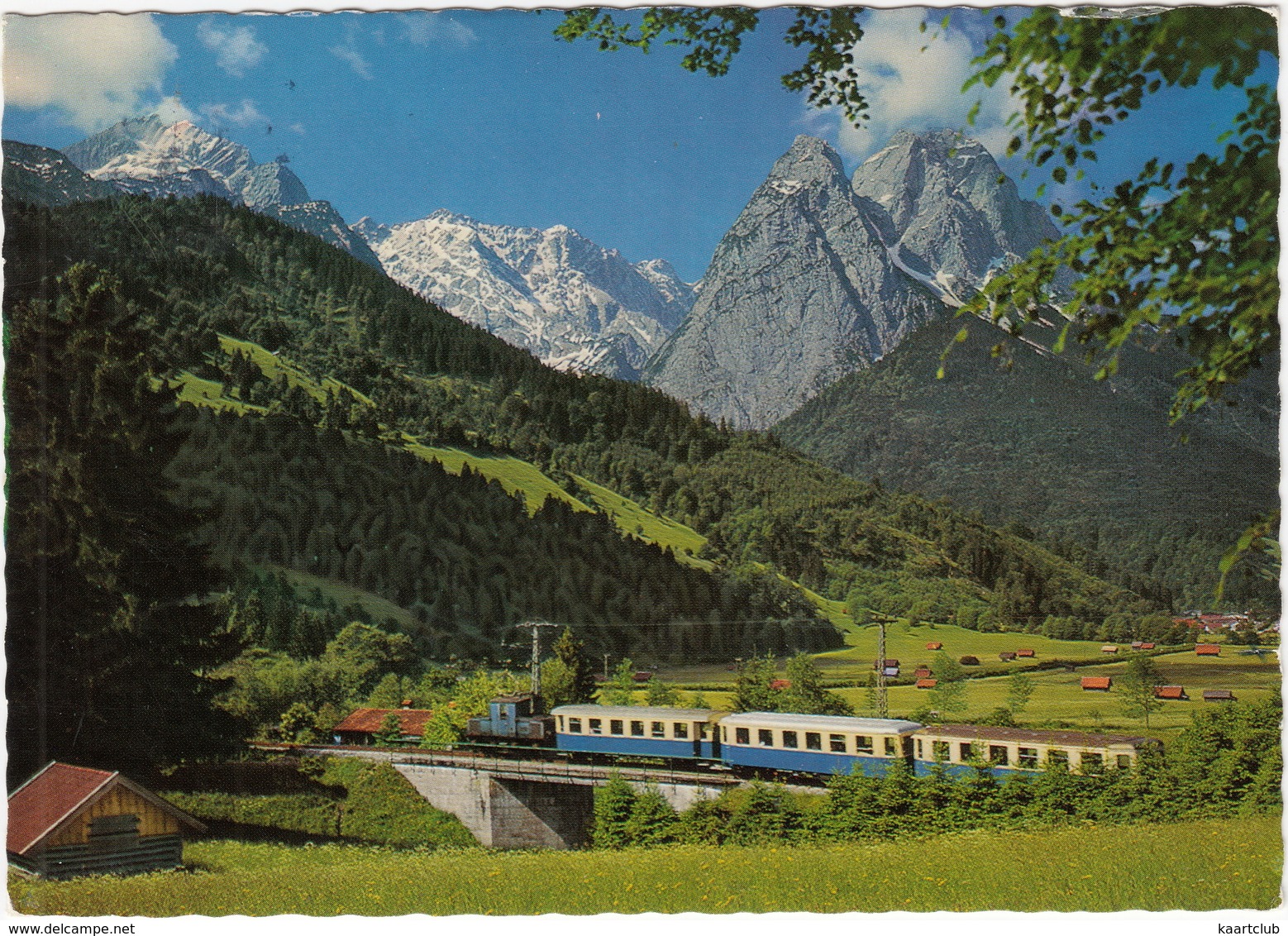 Garmisch-Partenkirchen - Zugspitz-Zahnradbahn - Höllental, Hammersbach Und Zugspitzgruppe  - (D.) - Treinen