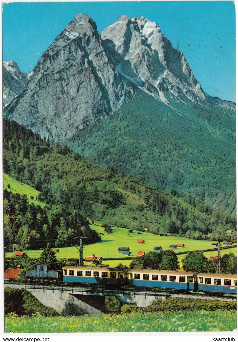 Zugspitzbahn Gegen Großen Und Kleinen Waxenstein (2278 M.)  - Grainau  -  (D.) - Treinen