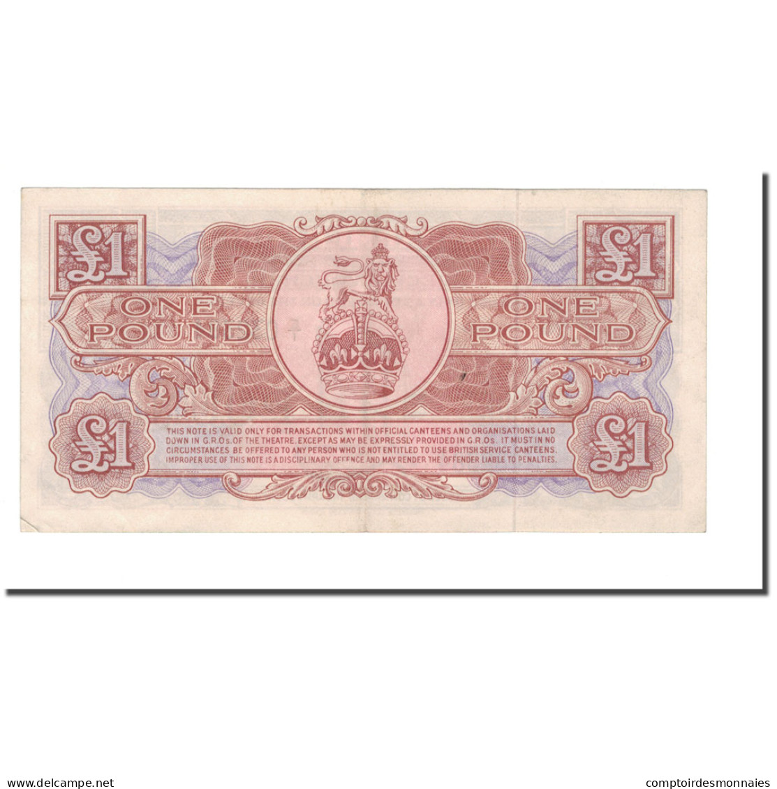 Billet, Grande-Bretagne, 1 Pound, 1956, KM:M29, TTB - Forze Armate Britanniche & Docuementi Speciali