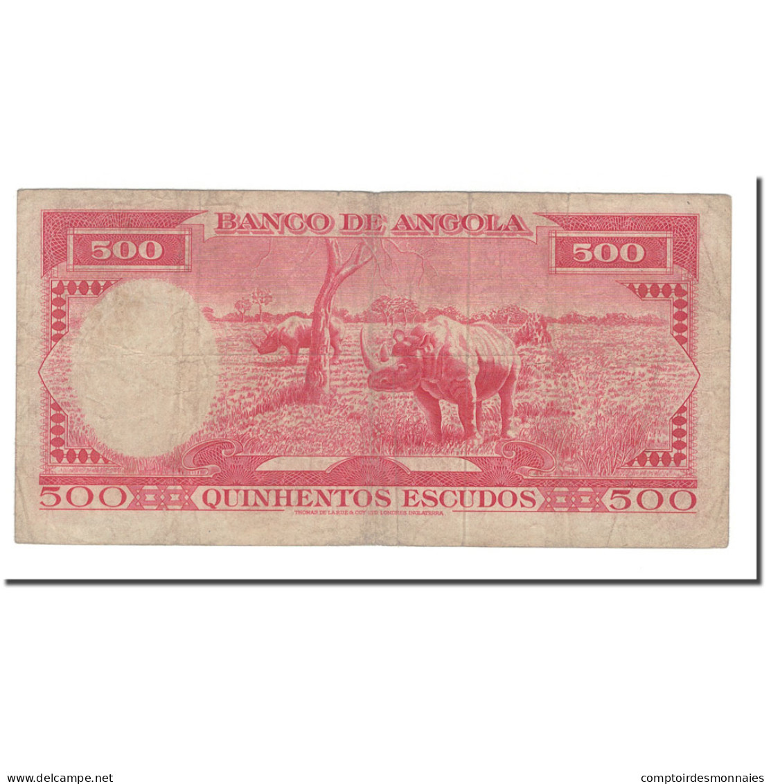 Billet, Angola, 500 Escudos, 1970, 1970-06-10, KM:97, TB - Angola