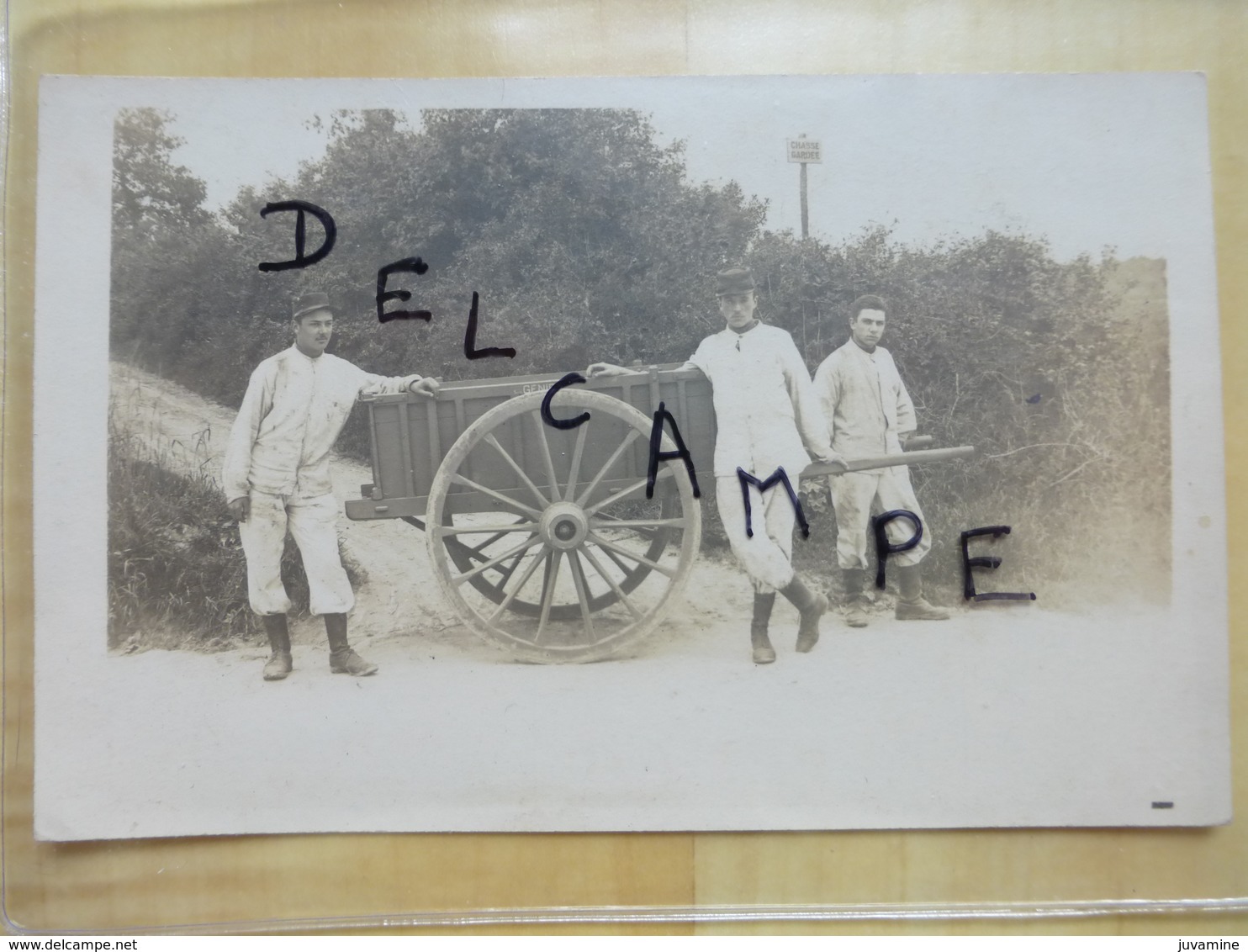 17 LA COURADE PAR LA COURONNE - REGIMENT GENIE 1918 CARTE PHOTO - MILITAIRE - MILITARIA - Autres & Non Classés