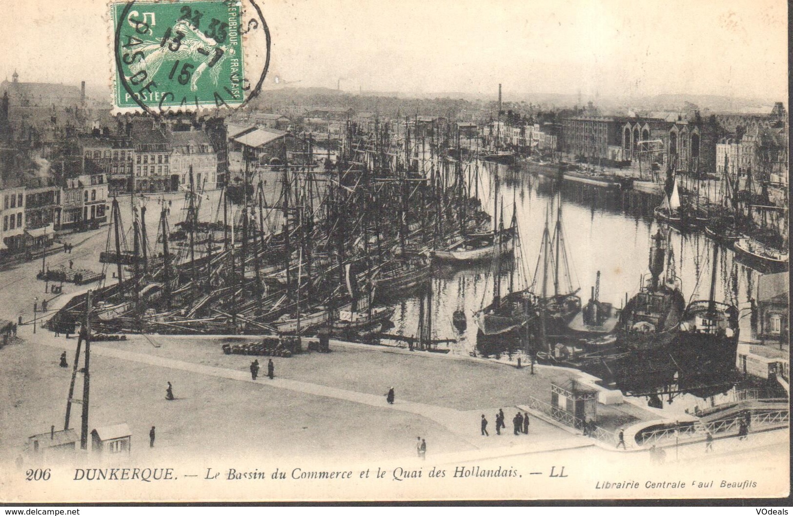 CPA - France - (59)  Nord - Dunkerque - Le Bassin Du Commerce Et Le Quai Des Hollandais - Dunkerque