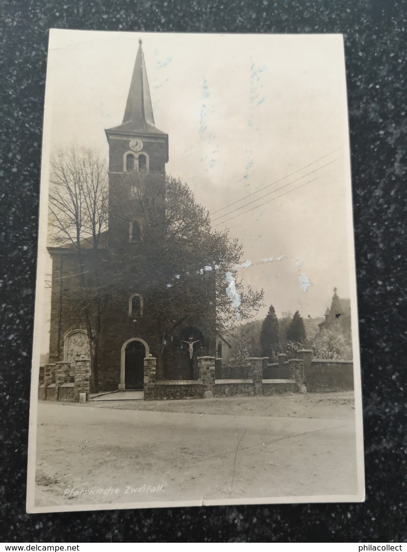 Zweifall (Stolberg)(NRW) Pfarrkirche (photokarte!) 1931 - Stolberg