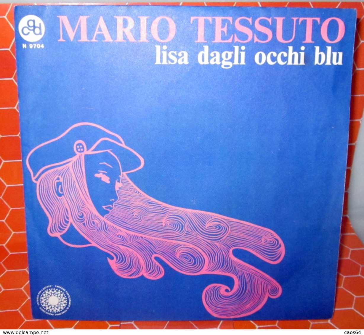 MARIO TESSUTO LISA DAGLI OCCHI BLU  AUCUN VINYLE COVER NO VINYL - Accessoires, Pochettes & Cartons