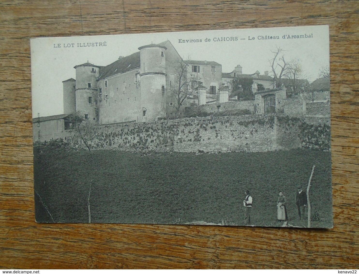 Environs De Cahors , Le Château D'arcambal "" Carte Animée "" - Cahors