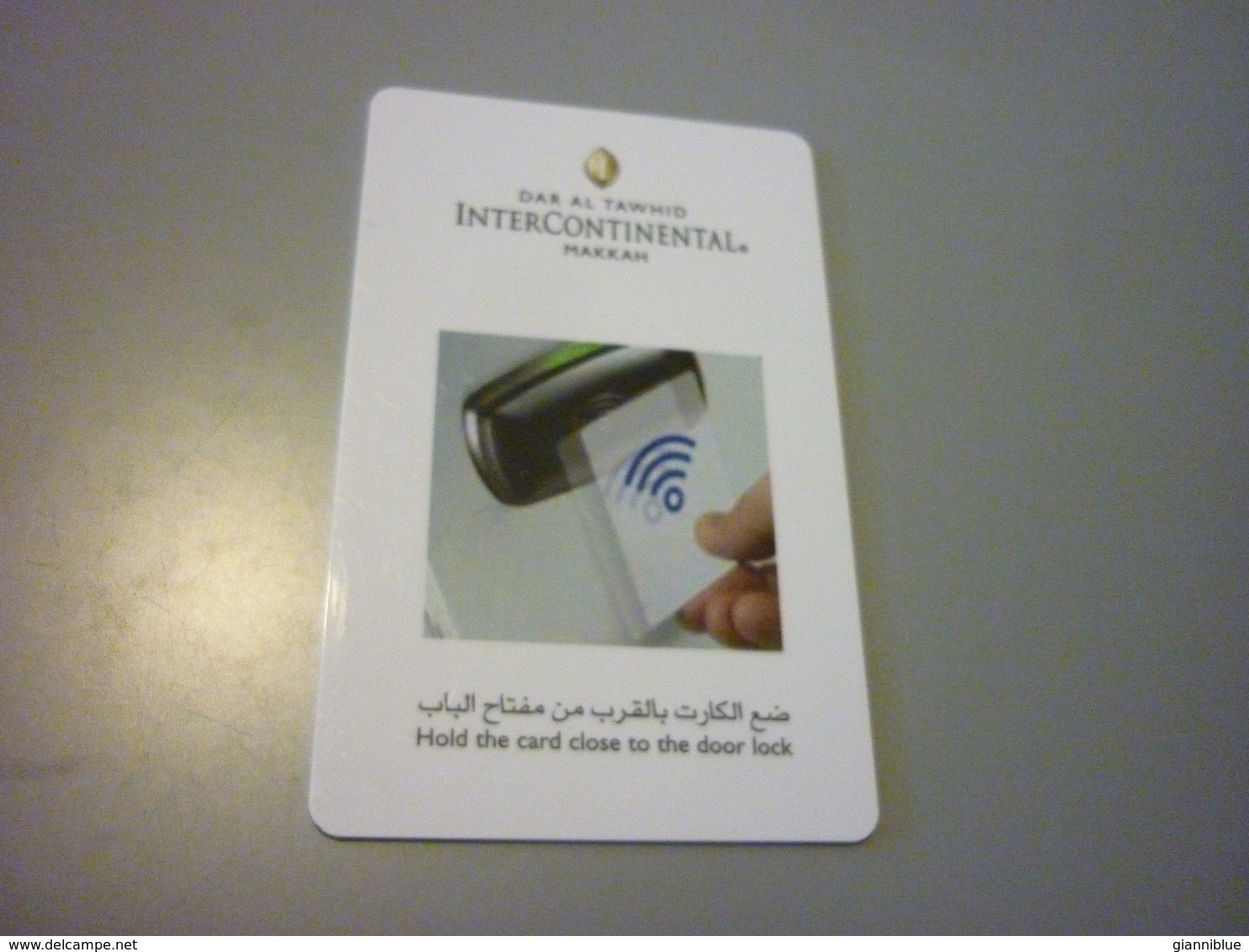 Saudi Arabia U.A.E. Makkah Dar Al Tawhid Intercontinental Hotel Room Key Card (English Letters Version) - Cartes D'hotel