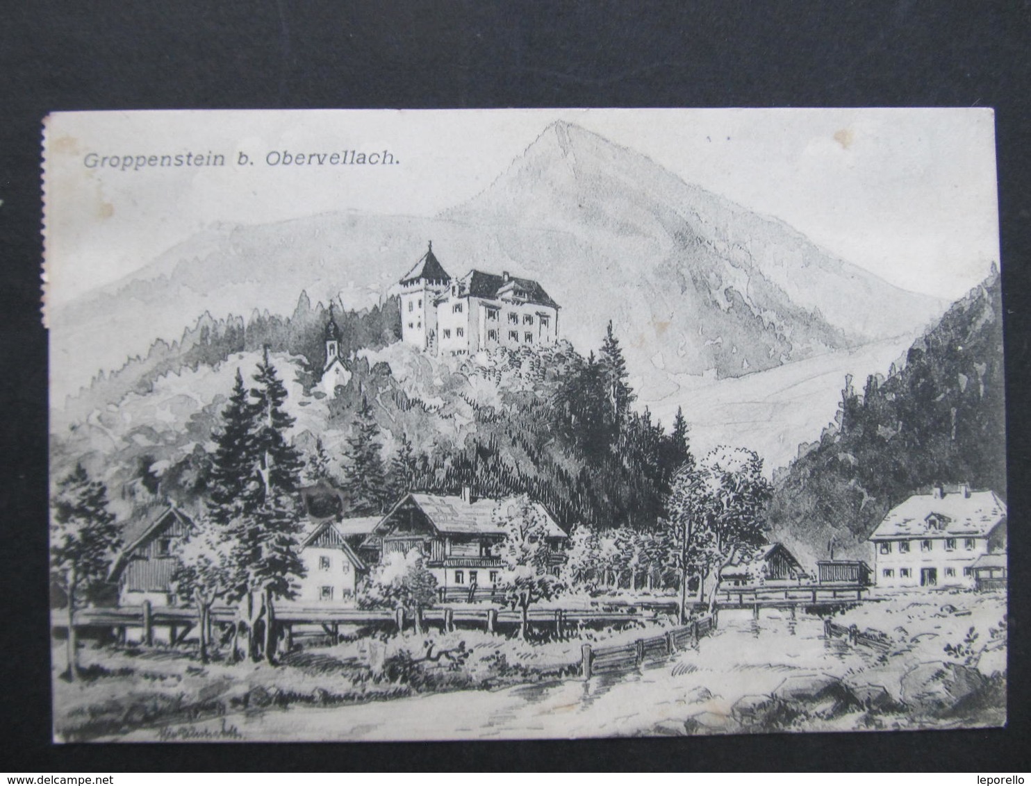 AK OBERVELLACH B. Spittal 1920 Pernat Kalophot/////  D*34386 - Obervellach