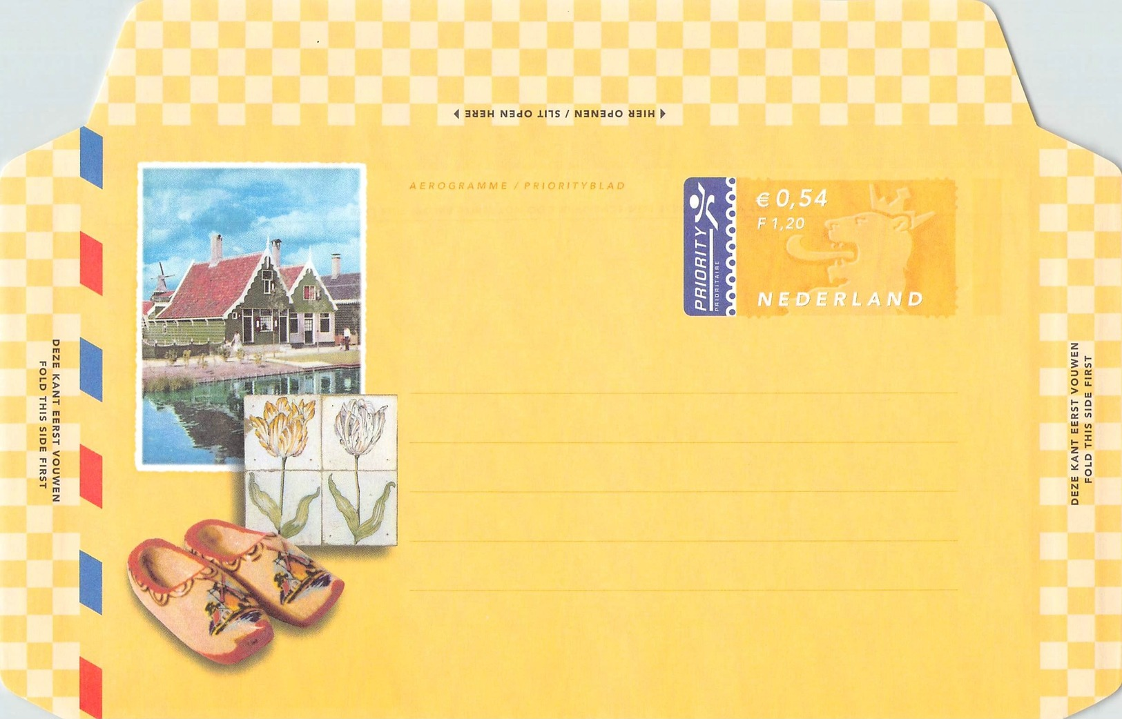 NETHERLANDS - AEROGRAMME 1,30G 2001 -NOT USED- Mi #LF41 - Interi Postali