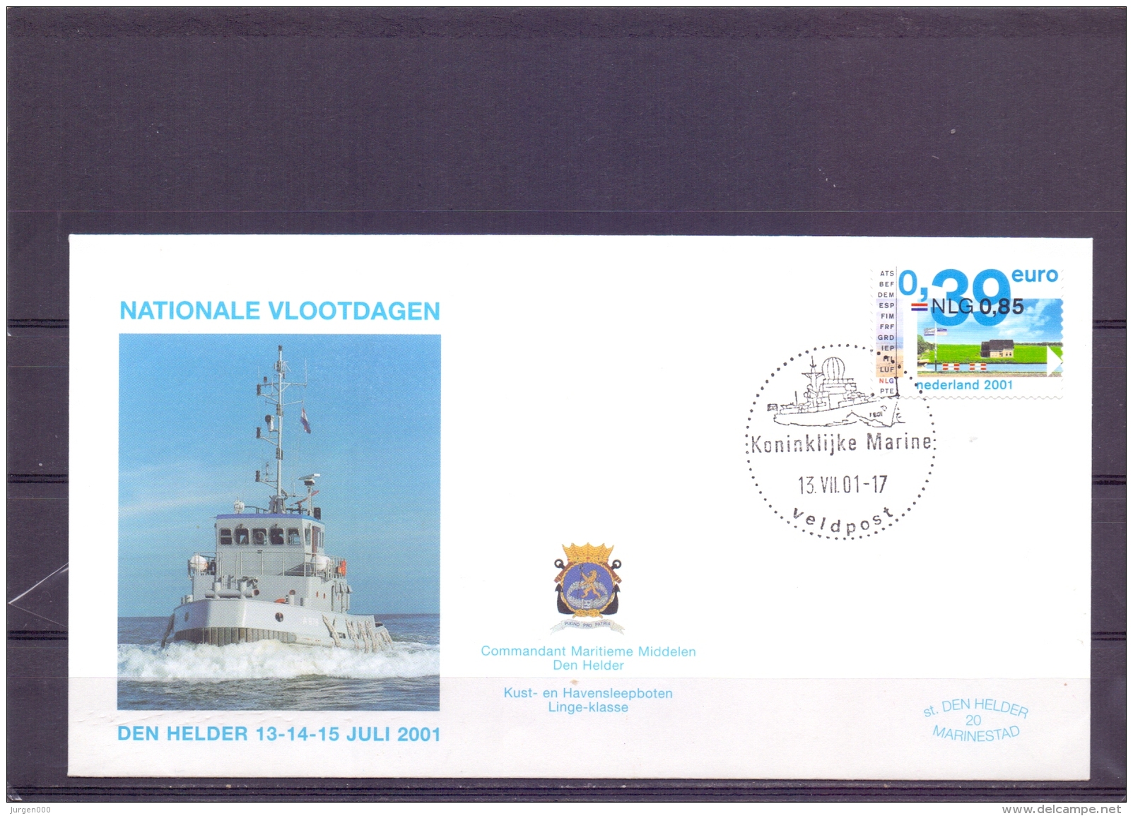 Nederland - Nationale Vlootdagen - Den Helder 13-15/7/2001   (RM13355) - Bateaux