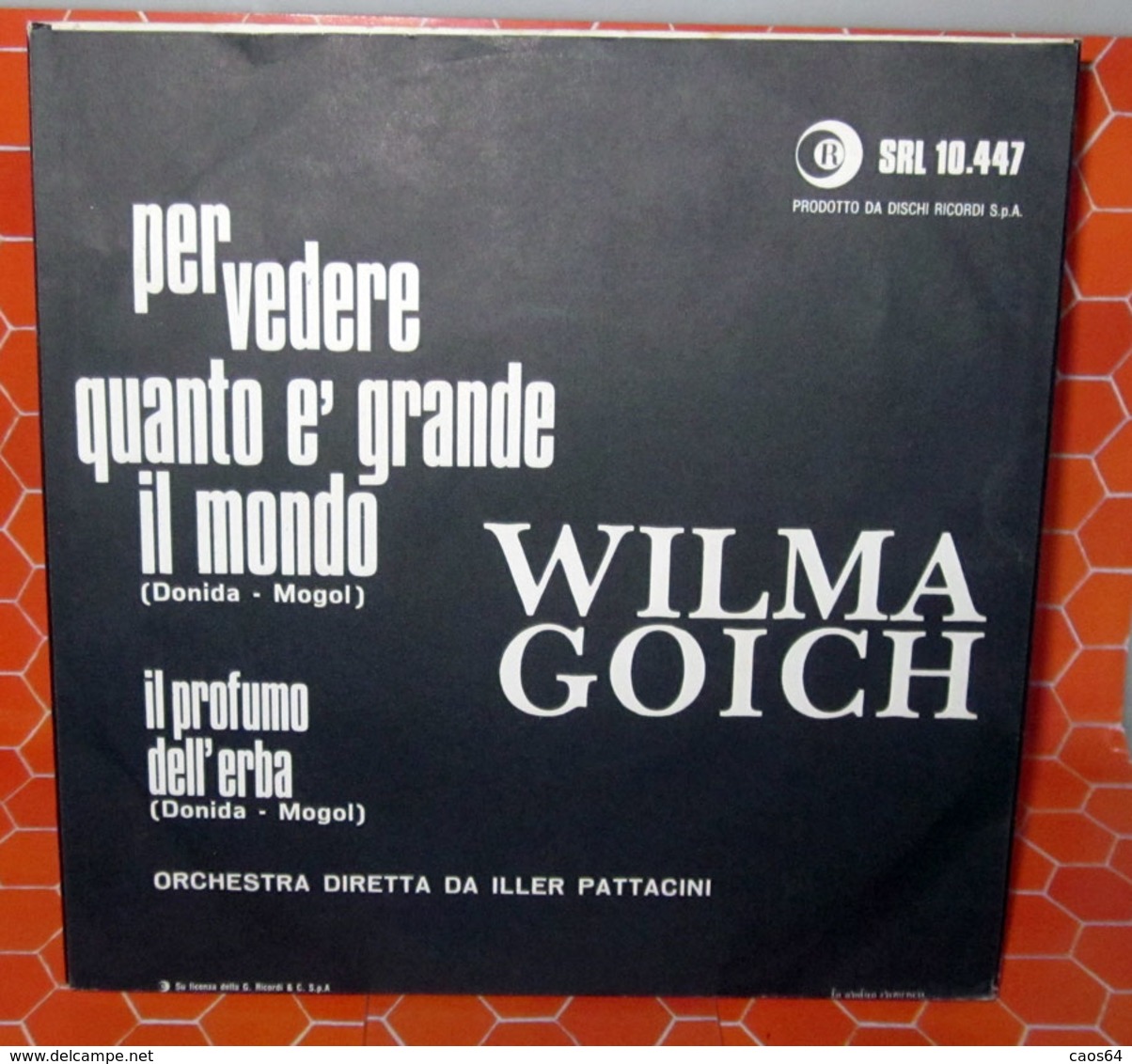 WILMA GOICH PER VEDERE QUANTO E' GRANDE IL MONDO 45 GIRI 7" - Altri - Musica Italiana