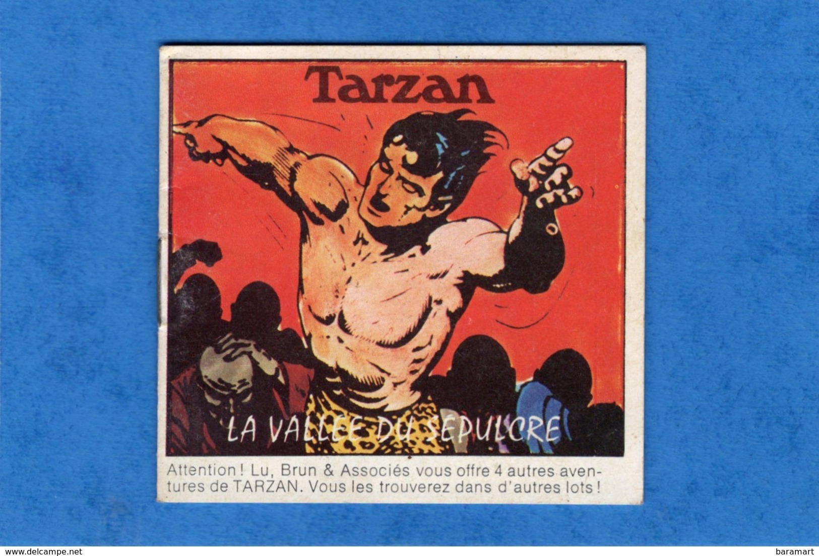 TARZAN LA VALLEE DU SEPULCRE  Mini Album Lu Brun & Associés - Objets Publicitaires