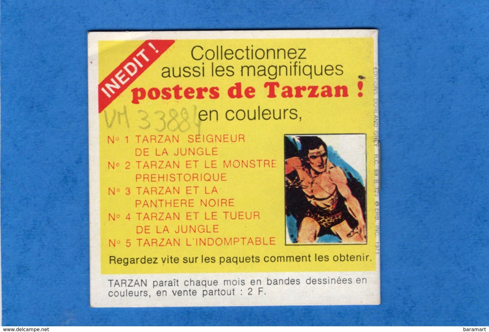 TARZAN LA VALLEE DU SEPULCRE  Mini Album Lu Brun & Associés - Objets Publicitaires