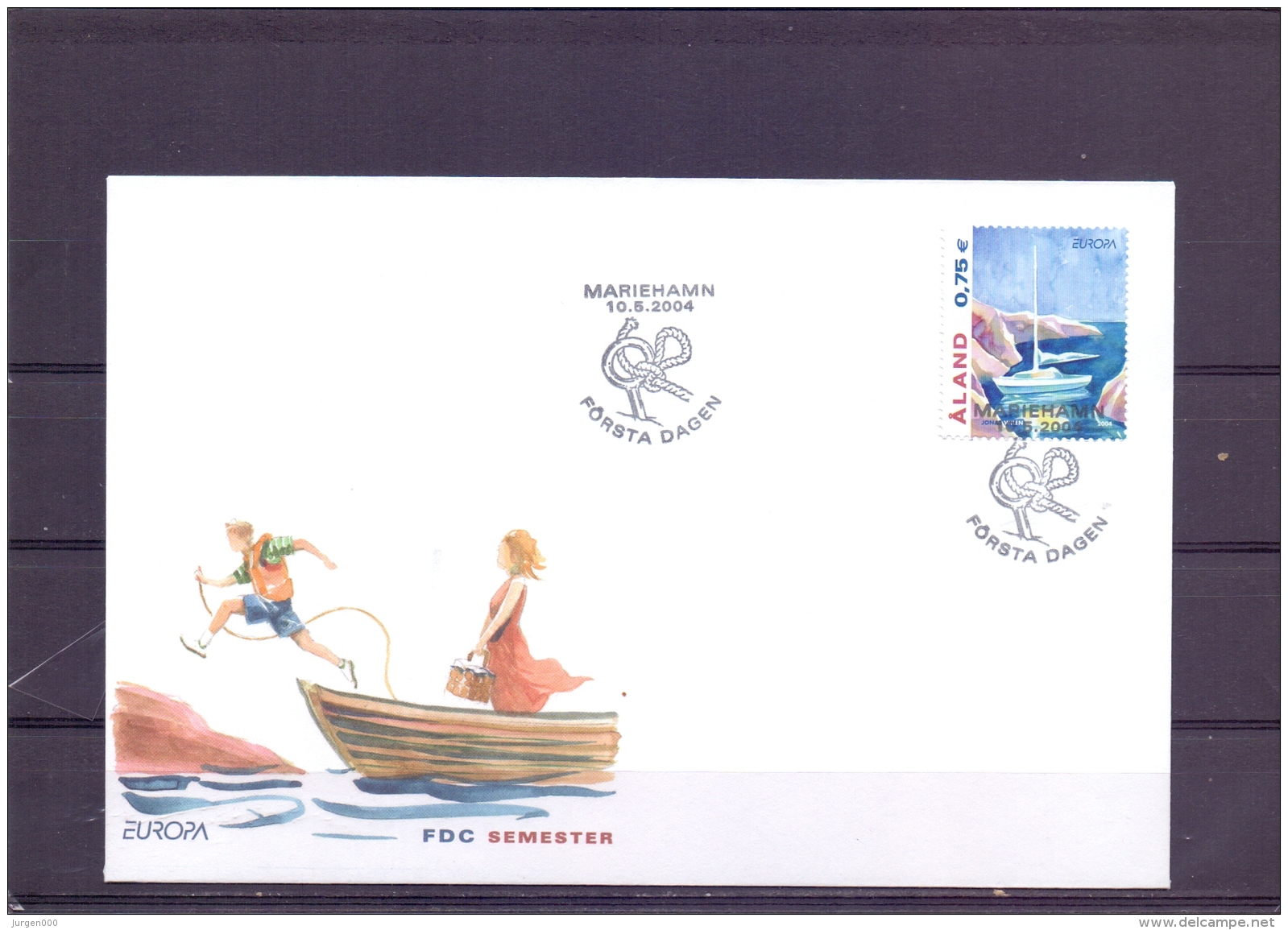 Segelboot - FDC - Michel 235 - Mariehamn 10/5/2004  (RM13462) - Aland