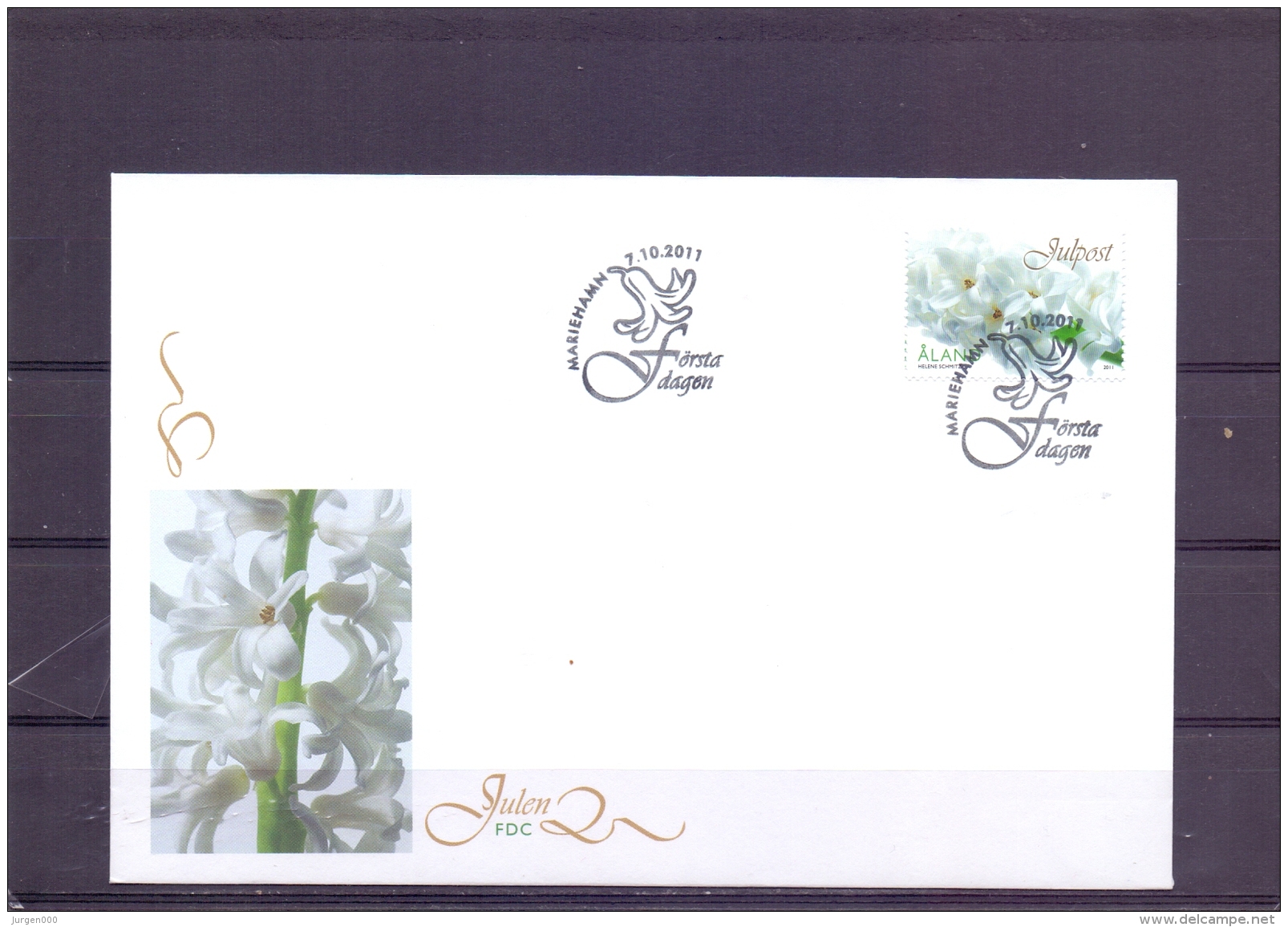 Christmas - FDC - Michel 352 - Mariehamn 7/10/2011   (RM13523) - Aland