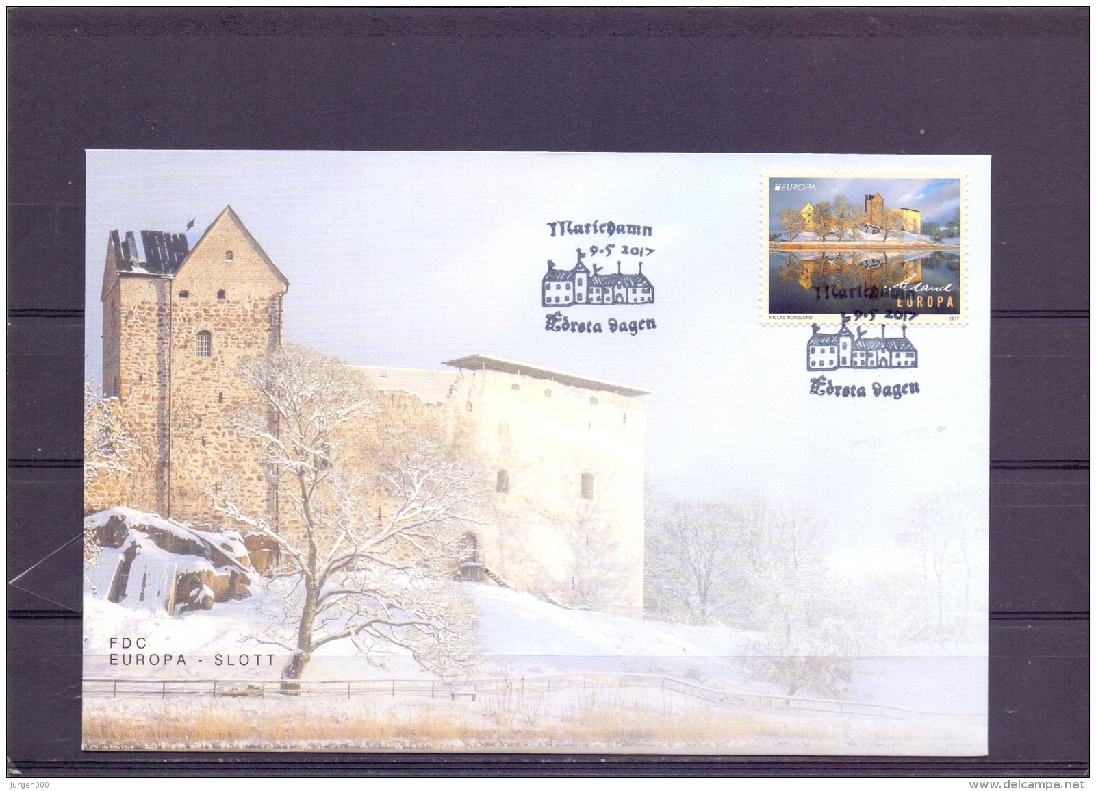 Slott Kastelholm  - FDC - Michel 438 - Mariehamn 9/5/2017  (RM13559) - Ålandinseln