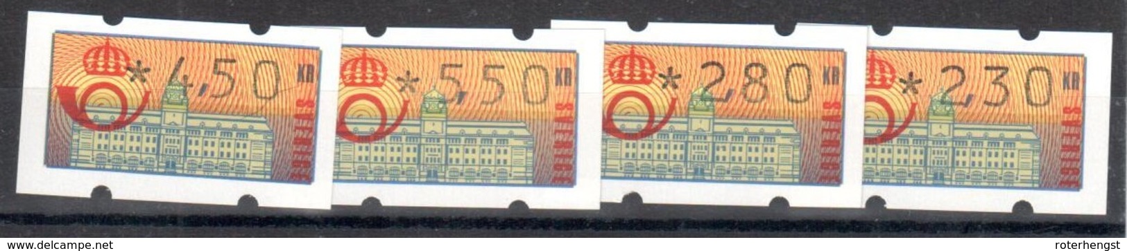 1992 Sweden MNH ** 8 Euros - Timbres De Distributeurs [ATM]