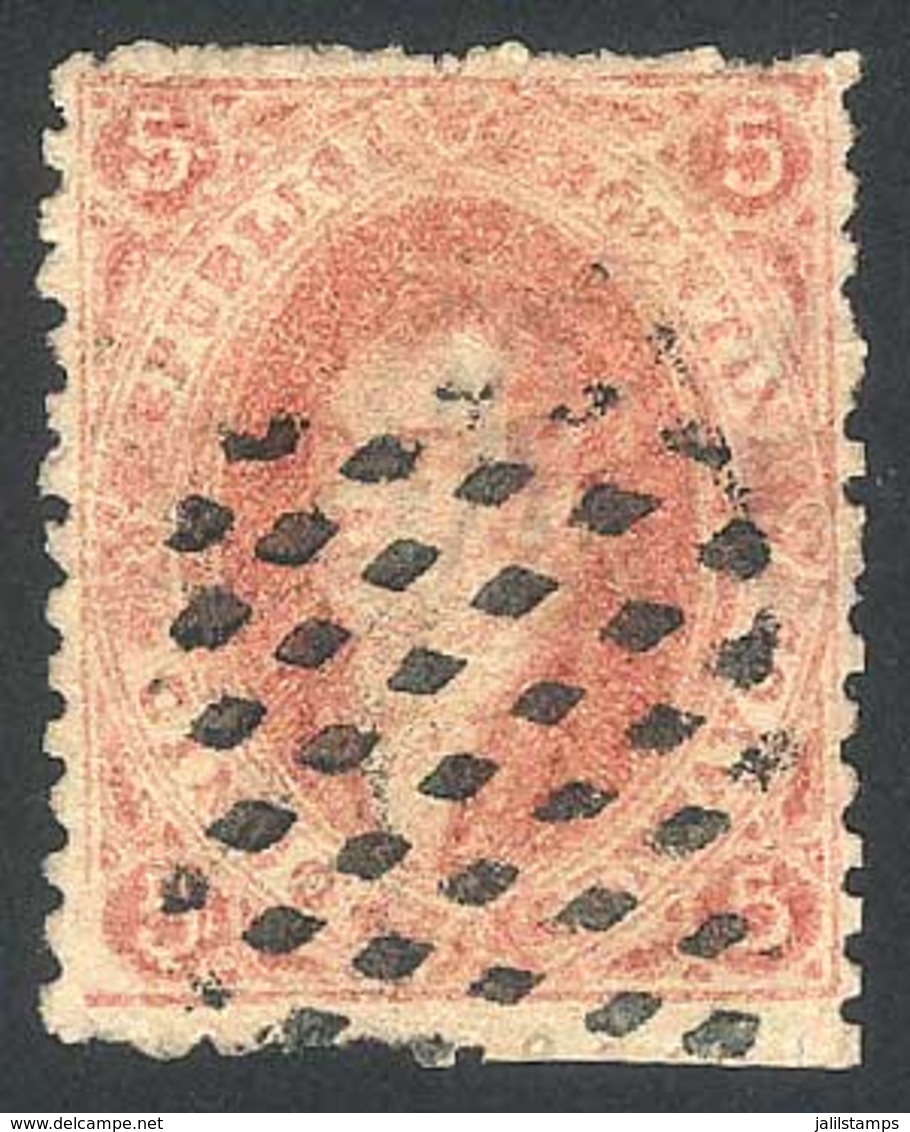 ARGENTINA: GJ.20k, 3rd Printing With BOTTOM LEFT ANGLE INCOMPLETE Variety (position 19), VF! - Autres & Non Classés