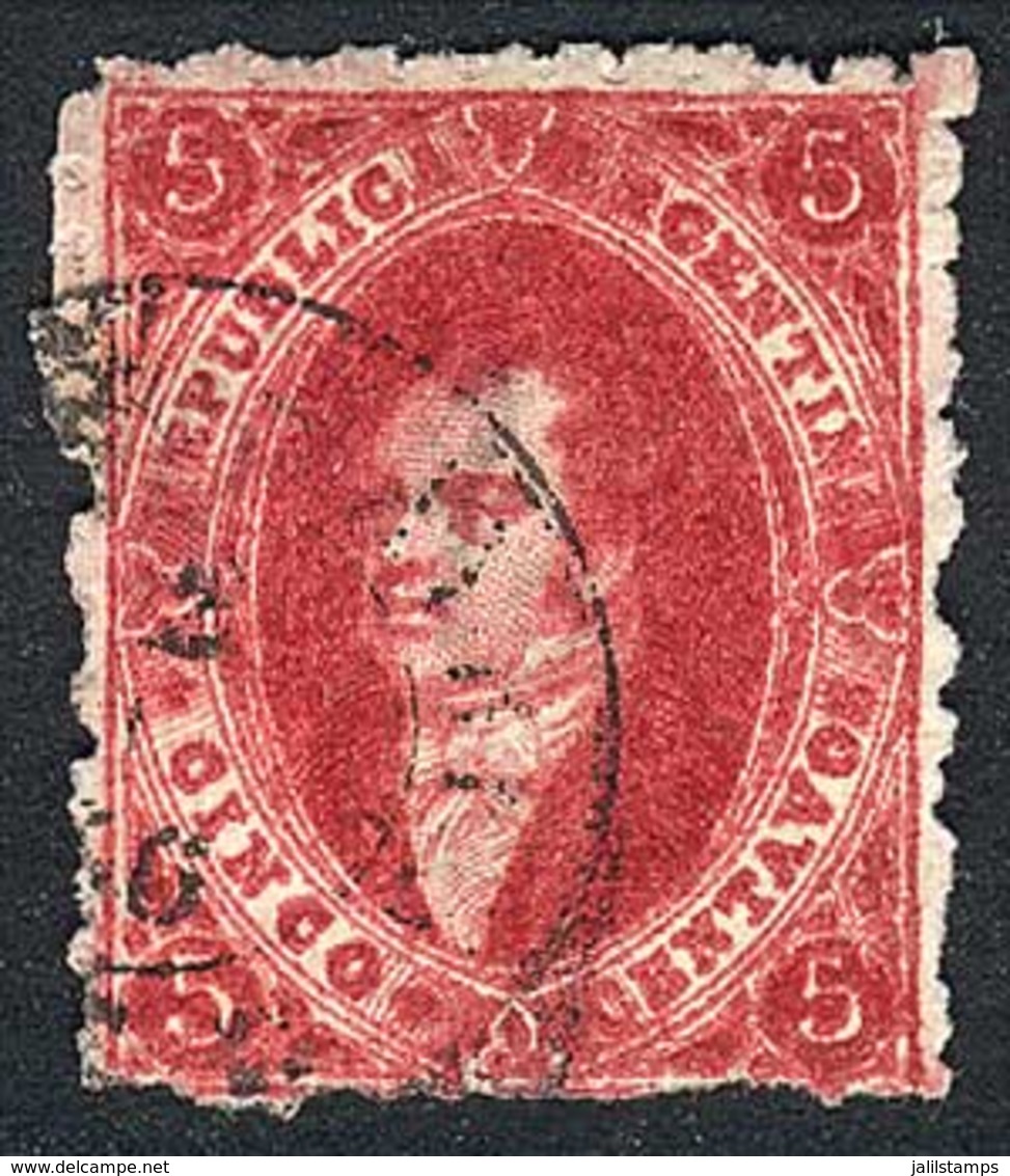ARGENTINA: GJ.26, 5th Printing, Position 88 On Plate D, Excellent Quality! - Sonstige & Ohne Zuordnung