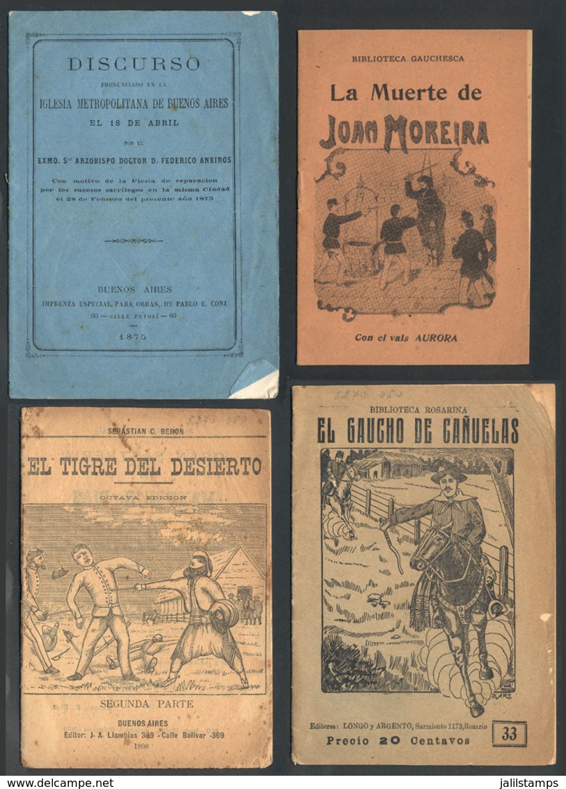 ARGENTINA: 8 Books Of The Years 1875 To 1916, Varied Titles, Most Of The Books Are Of Fine Quality (one Without Cover),  - Manuscrits
