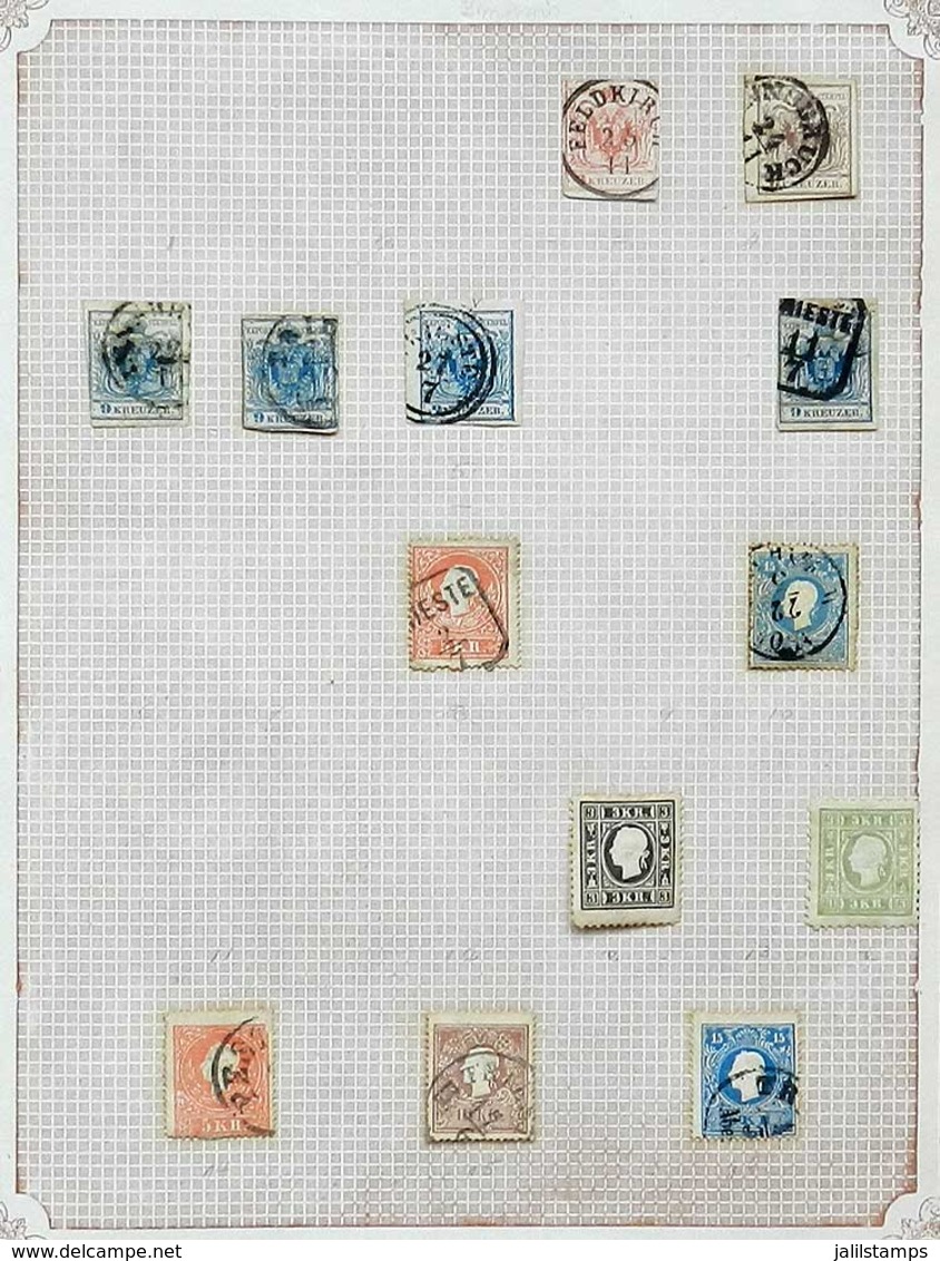 AUSTRIA + BAVARIA + BOSNIA: Album Full Of Stamps Mostly Old, With Many Stamps And Sets Of HIGH CATALOG VALUE, Mixed Qual - Andere & Zonder Classificatie