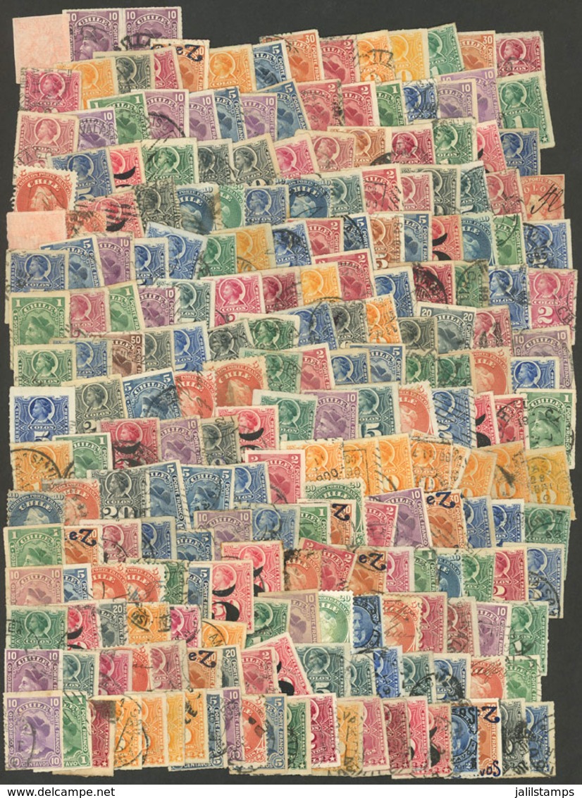 CHILE: Interesting Lot Of Stamps, Most Old And Used, Perfect Lot To Look For Good Cancels! - Chile