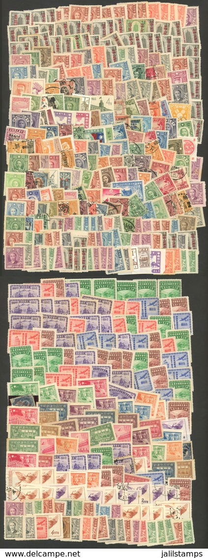CHINA: Large Number (HUNDREDS!!) Of Mint Or Used Stamps In An Envelope, In General Of Fine To Very Fine Quality (some Ma - Collezioni & Lotti